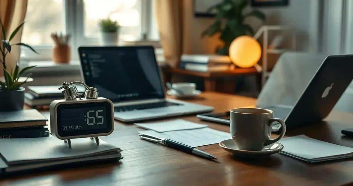 Método Pomodoro para aumentar o foco